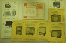 vintage 1951 PHOTOFACT FOLDER #124 Sentinel FIRESTONE Sylvania HALLICRAFTERS Philco comprar usado  Enviando para Brazil