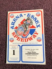 Speedway programme arena for sale  POOLE