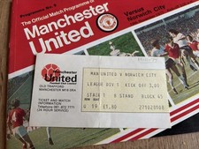 1977 ticket stub for sale 1977 ticket stub for sale  MANCHESTER
