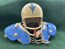 Capacete de futebol juvenil vintage Rawlings Air-Flo HC38 com almofadas de som, usado comprar usado  Enviando para Brazil