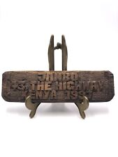Vintage holzschild naturholz gebraucht kaufen  Bad Lausick