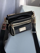 Bolsa tiracolo Versace preta e dourada nova bolsa feminina para perfumes comprar usado  Enviando para Brazil