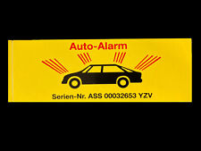 Auto aufkleber alarmanlage gebraucht kaufen  Oberhausen
