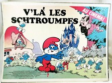 Schtroumpfs affiche plv d'occasion  France
