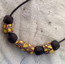 Cord necklace antique for sale  BISHOPS CASTLE
