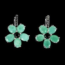 Oval emerald black usato  Catania