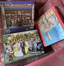 Jigsaw puzzles 3x500 for sale  COVENTRY