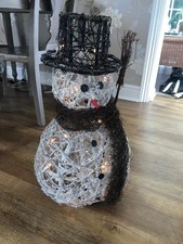 Vintage snowman christmas for sale  PETERBOROUGH