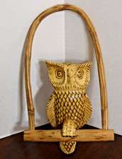 Wooden owl figurine for sale  Davenport