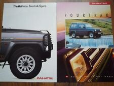 Daihatsu fourtrak brochure for sale  NORWICH
