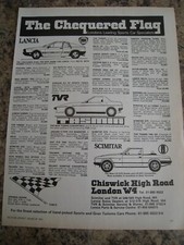 Chequered flag lancia for sale  BRISTOL