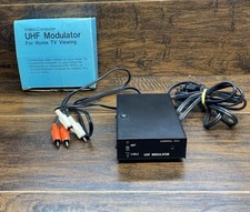 Modulador UHF vídeo/computador para visualização de TV doméstica conectar câmera de vídeo/computador comprar usado  Enviando para Brazil
