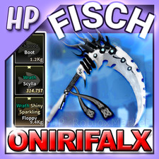 🐟 **ONIRIFALX** [Wrath Scylla + dyskietka SS Wrath + zwęglona łódź] - ryba Roblox na sprzedaż  Wysyłka do Poland