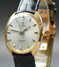 Relógio suíço masculino 1960 Omega Seamaster Cosmic mostrador branco automático caixa folheada a ouro, usado comprar usado  Enviando para Brazil