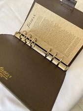 FILOFAX-2MLF 7/8 MOGNO COURO GRÃO MARROQUINO-ITEM DE COLECIONADORES-BELEZA-RARO comprar usado  Enviando para Brazil