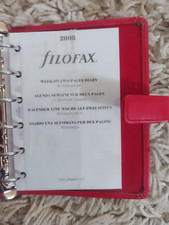 Vintage 2008 filofax for sale  POLEGATE