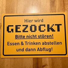 Schild gezockt stören gebraucht kaufen  Meschede