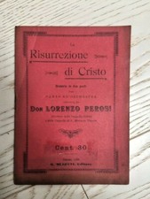 Perosi risurrezione cristo usato  Novara
