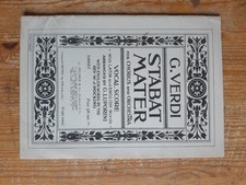 Stabat mater verdi for sale  WOODBRIDGE