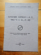 1937 maschere antigas usato  Imola