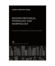 Modern provençal phonology gebraucht kaufen  Trebbin