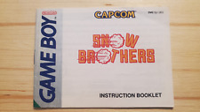 Snow Brothers Anleitung - Nintendo Gameboy Classic Anleitung - PAL - UKV  #1, usado comprar usado  Enviando para Brazil