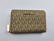 Usado, Carteira acordeão Michael Kors MK pequena com zíper ao redor comprar usado  Enviando para Brazil