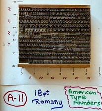 Letterpress type pt. for sale  San Leandro