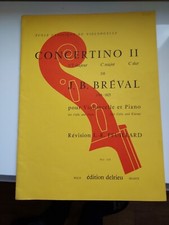 Partition concertino breval d'occasion  Gueux