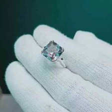 Anel de alexandrita de ouro branco sólido natural 10k com certificação AAA 2,20 quilates presente para comprar usado Anel de alexandrita de ouro branco sólido natural 10k com certificação AAA 2,20 quilates presente para comprar usado  Enviando para Brazil