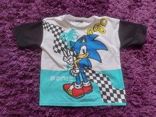 boys sonic t shirt for sale  KING'S LYNN