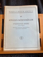 Johann rosenmüller studenten d'occasion  Rennes