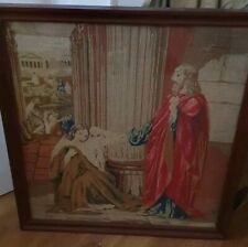 Religious tapestry framed for sale  COLWYN BAY