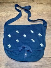 Bolsa de livros vintage Abercrombie & Fitch bolsa carteiro logotipo alce Y2K A&F comprar usado  Enviando para Brazil