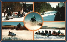 Cartão postal máquina de neve campo snowmobile esportes de crescimento mais rápido na América comprar usado  Enviando para Brazil