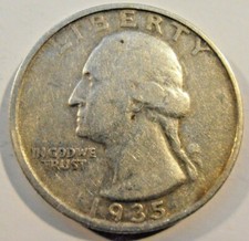 1935 washington silver d'occasion  Expédié en Belgium