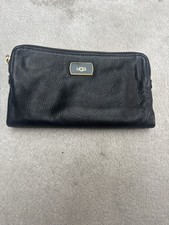 Ugg black leather for sale  SOUTHAMPTON
