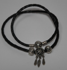 Pandora doppel lederarmband gebraucht kaufen  Kemnath