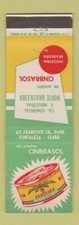 Capa Matchbook - Cinbrasol Ceará Fortaleza Brasil Conservas de Coco comprar usado  Enviando para Brazil
