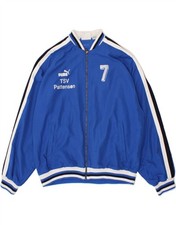 Jaqueta Bombardeiro Gráfica Masculina PUMA Reino Unido 40 Grande Poliéster Azul BM05 comprar usado  Enviando para Brazil