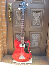 Baixo elétrico Epiphone EB-0 vermelho com estojo macio comprar usado  Enviando para Brazil