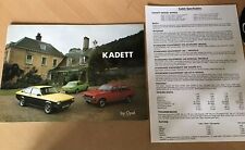Opel kadett sales for sale  NOTTINGHAM