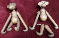 Coppia scimmie legno usato  Roma