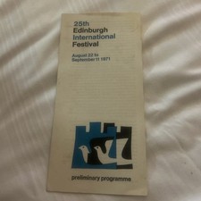 Edinburgh international festiv for sale  KING'S LYNN