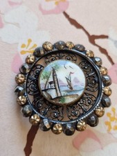 Bouton ancien emaillé d'occasion  Limonest