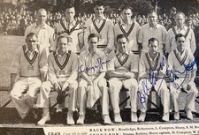 Cricket middlesex team for sale  BUSHEY