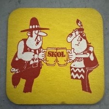 Bierdeckel Coaster Beermat Skol #1057# comprar usado  Enviando para Brazil