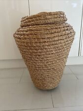 Vintage wicker woven for sale  PRENTON