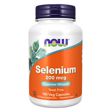 NOW FOODS Selênio 200 mcg 180 Cápsulas Vegetais comprar usado  Enviando para Brazil