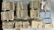 Burlap bags velvet for sale  Pine Valley